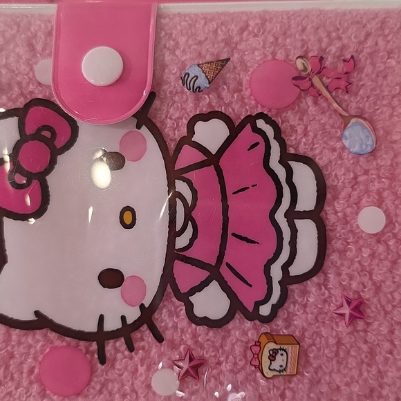 Hello Kitty Pink Fuzzy Journal - Picture 2 of 3